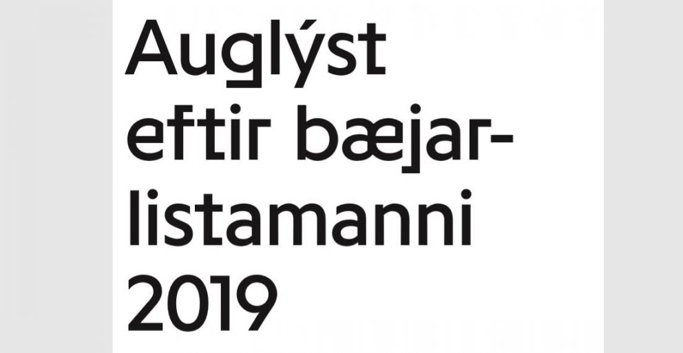 Auglýst er eftir umsóknum um bæjarlistamann Kópavogs 2019.