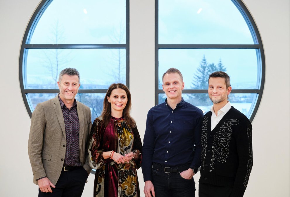 Ásdís Kristjánsdóttir bæjarstjóri Kópavogs, Orri Hlöðversson formaður bæjarráðs, Sigurður Stefánsso&hellip;
