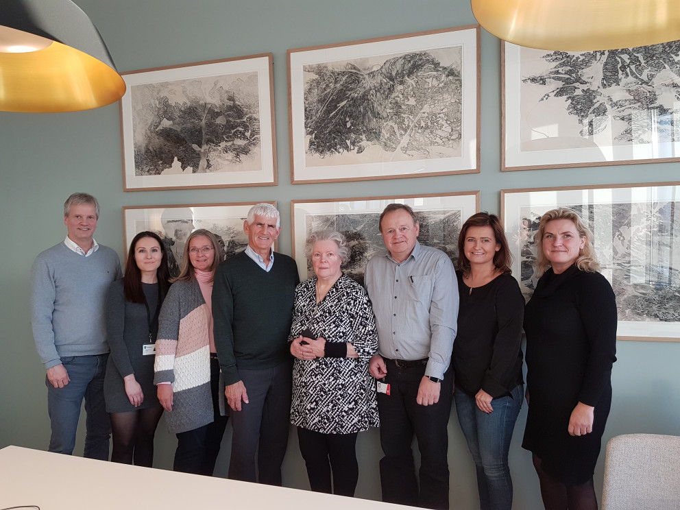 Á myndinni eru frá vinstri Pétur Hrafn Sigurðsson, Amanda K. Ólafsdóttir, Þórdís Guðrún Bjarnadótti&hellip;
