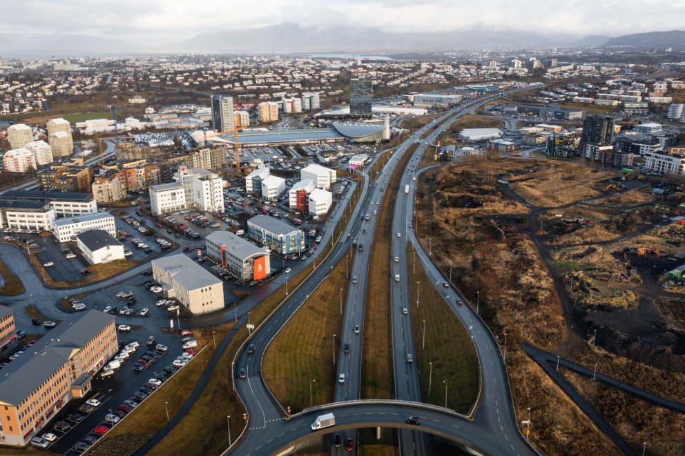 Myndin sýnir svæði hugmyndasamkeppninnar.