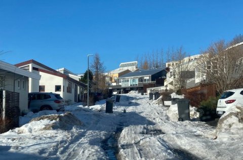 Sorphirða að vetralagi í Kópaovgi