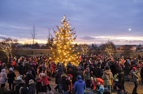 Frá aðventuhátíð 2018.
