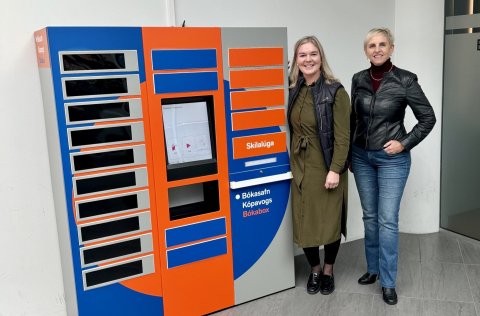 Lísa Z. Valdimarsdóttir, forstöðumaður Bókasafns Kópavogs og Soffía Karlsdóttir forstöðumaður menni&hellip;