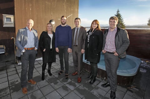 Endurbætt Dimmuhvarf formlega tekið í notkun. Frá vinstri: Aðalsteinn Sigfússon, sviðsstjóri velfer&hellip;