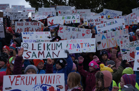 Gengið gegn einelti í Kópavogi 2014.