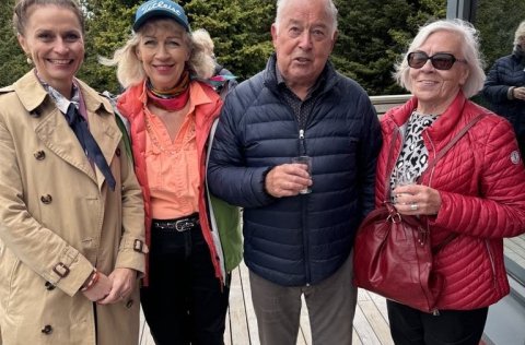 Ásdís Kristjánsdóttir bæjarstjóri, Margrét Halldórsdóttir formaður Félags eldri borgara í Kópavogi,&hellip;