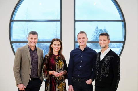 Ásdís Kristjánsdóttir bæjarstjóri Kópavogs, Orri Hlöðversson formaður bæjarráðs, Sigurður Stefánsso&hellip;