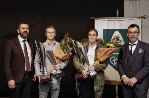 Ármann Kr. Ólafsson bæjarstjóri Kópavogs, Valgard Reinhardsson íþróttakarl Kópavogs 2019, Berglind &hellip;