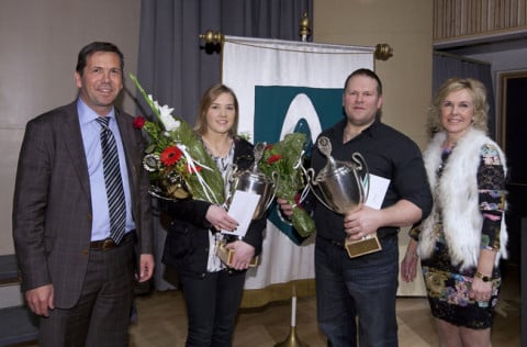 Ármann Kr. Ólafsson bæjarstjóri, Rakel Hönnudóttir, Auðunn Jónsson og Una María Óskarsdóttir, forma&hellip;