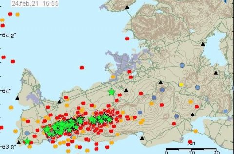 Mynd frá Veðurstofu Íslands.