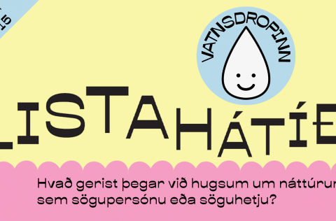 Listahátíð Vatnsdropans fer fram 23. apríl 2022.