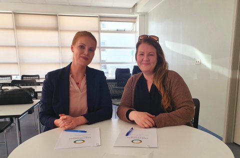 Sigrún Þórarinsdóttir og Ingunn Ingimarsdóttir.
