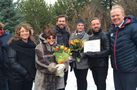 Frá afhendingu Orðsporsins 2015, frá vinstri Anna Birna Snæbjörnsdóttir, sviðsstjóri menntasviðs, S&hellip;