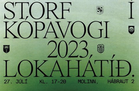 Lokahátíð Skapandi sumarstarfa verður 27.júlí.