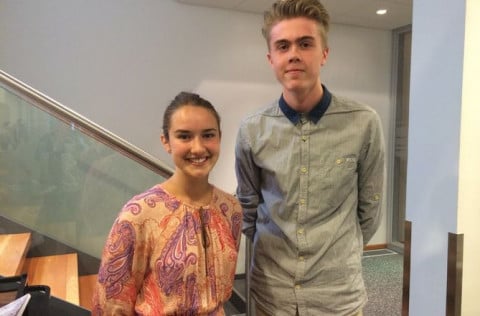 Halldóra Ósk Helgadóttir og Baldvin Snær Hlynsson taka þátt í Skapandi sumarstörfum í Kópavogi 2015&hellip;