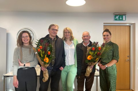 Auður Dagný Kristinsdóttir, skipulagsstjóri, Stefán L. Stefánsson, Ásthildur Helgadóttir sviðsstjór&hellip;