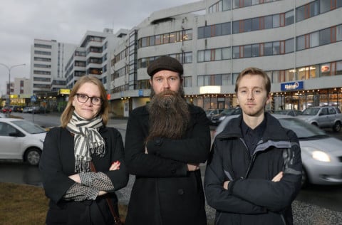 Lið Kópavogs í Útsvari 2016. Frá vinstri: Katrín Júlíusdóttir, Gunnar Reynir Valþórsson og Skúli Þó&hellip;